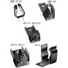 Mersen Sliver Plated Copper Bolt Mount Fuse Clip for 10.3 x 58 mm Cartridge Fuse C098994 / MR10RESSORTSP