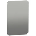 Schneider Electric Metal Mounting Plate 350mm W x 350mm L, 1.8mm Thickness, Plain Type for Spacial CRN Enclosure NSYMM64
