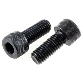 Holo-Krome Black Alloy Steel Hex Socket Cap Screw, Hex Drive, M8 x 20 mm HK76236