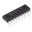 Microchip 8-bit PIC Microcontroller 4 MHz FLASH, 18-Pin PDIP PIC16F627-04/P