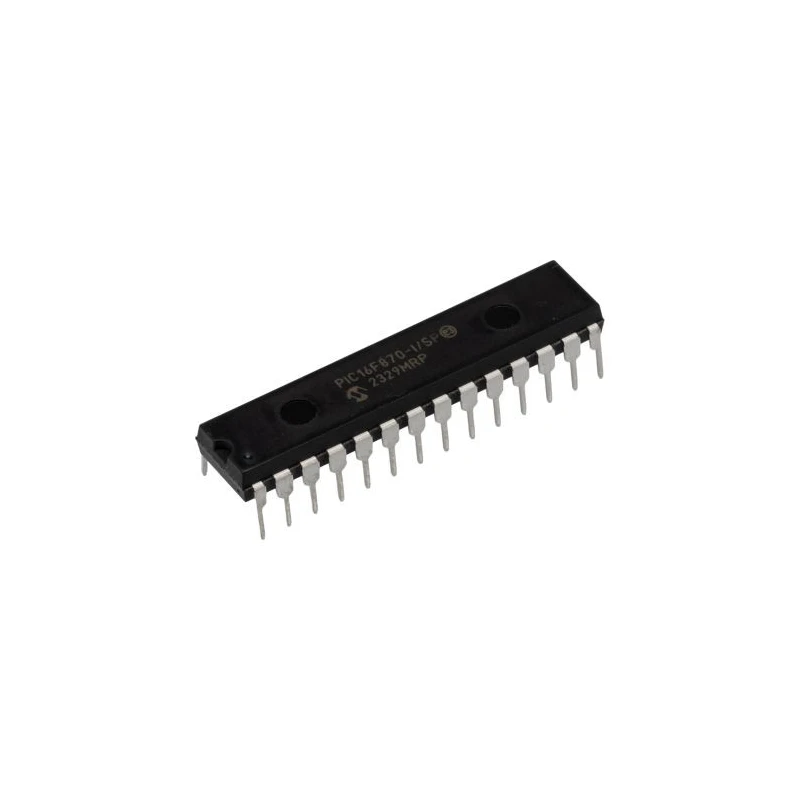 Microchip 8-bit PIC Microcontroller 20 MHz 3.5 KB FLASH 28-Pin SPDIP PIC16F870-I/SP