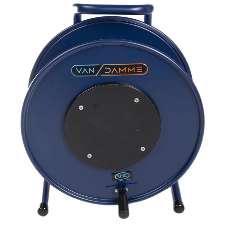 Van Damme Steel Empty Cable Reel 40 mm Height x 120 mm Width x 380 mm Diameter 379-3705