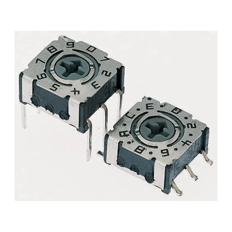 Hartmann Rotary Flush Rotary Coded DIP Switch Surface Mount P36S106