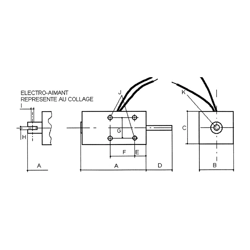 Mecalectro Linear Solenoid, 12V DC, 15W, 36 mm Length, 12.7 mm Width, 10 mm Depth, Model 8 MB0 AA 29 12VCC 15W