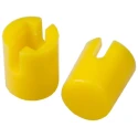 APEM Tactile Switch Cap Yellow Round for Keyboard Switch KTSC62Y