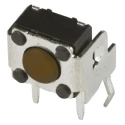 APEM Brown Tactile Switch Button, 1.3 mm Actuator, SPST 50 mA 12 V DC Surface Mount DTSA62NV