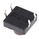 APEM Brown Tactile Switch Plunger, 4.2 mm Actuator Length, SPST 50mA 12 V dc Surface Mount DTS25NV