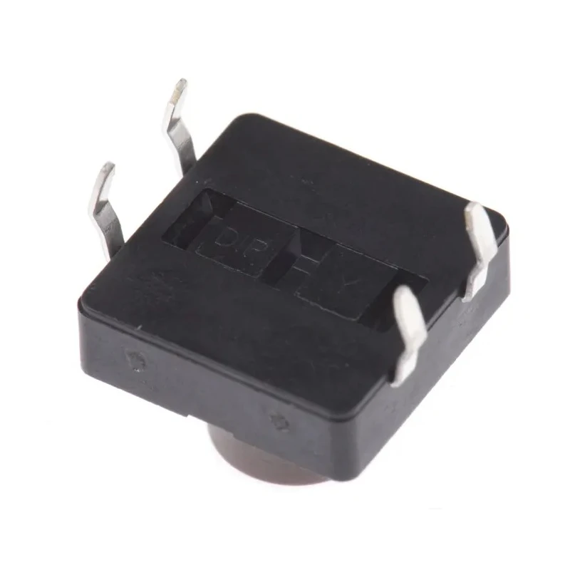 APEM Brown Tactile Switch Plunger, 4.2 mm Actuator Length, SPST 50mA 12 V dc Surface Mount DTS25NV