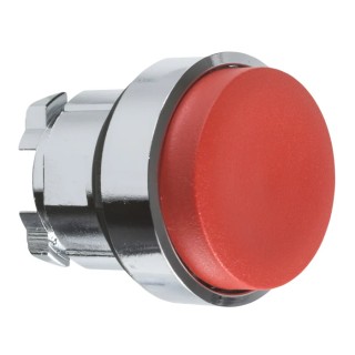 Schneider Electric Harmony XB4 Series Red Latching Push Button Head, 22 mm Cutout, Metal, IP67 IP69K IP66 ZB4BH4