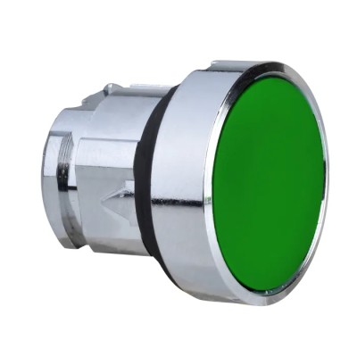 Schneider Electric Harmony XB4 Series Green Latching Push Button Head 22 mm Cutout IP67 IP69K ZB4BH03