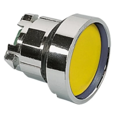 Schneider Electric Pilot Light Head 22 mm Cutout Chrome Plated Metal Bezel Harmony Series ZB4BH05