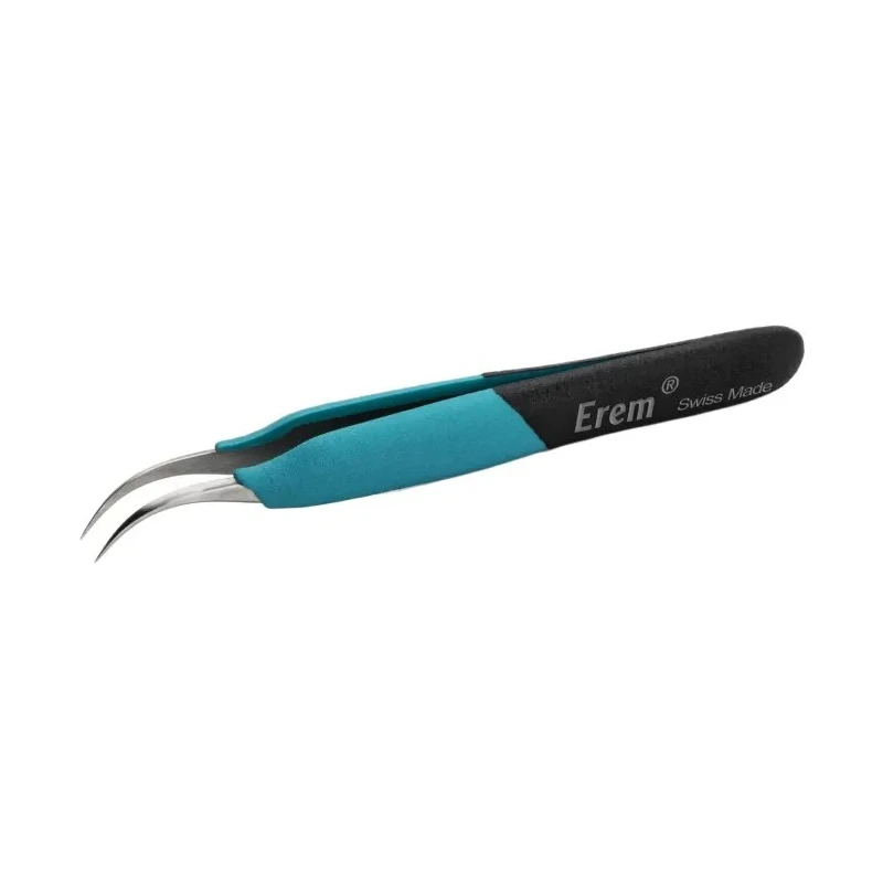 Weller Erem 120mm Stainless Steel Curved ESD Safe Tweezer E7 SA