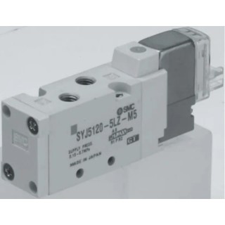 SMC Pneumatic Solenoid Valve Pilot Metric 115V AC Die Cast Aluminium Body SYJ5000