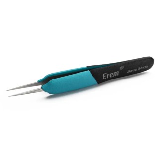 Weller Erem 4.7in Stainless Steel Pointed ESD Safe Tweezer E5SA
