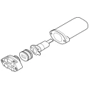 Chemelex Trace Heating Kit 32 mm x 100 mm x 57 mm, Operating Temperature -50 °C to 215 °C E-150-E