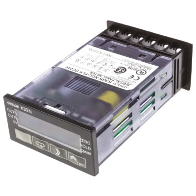 Omron LCD Digital Panel Multifunction Meter for Voltage, Current, 22 mm x 44.8 mm K3GN