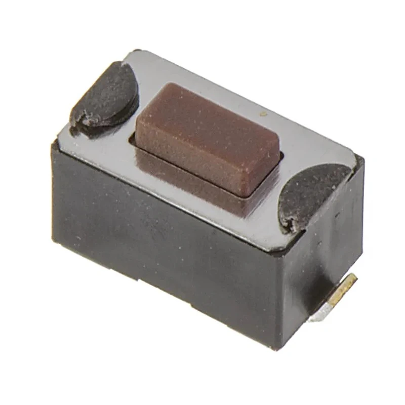 APEM Brown Tactile Switch Button 0.8 mm SPST-NO 50mA 12 V DC Surface Mount PCB DTSM31NV