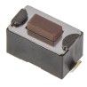 APEM Brown Tactile Switch Button 0.8 mm SPST-NO 50mA 12 V DC Surface Mount PCB DTSM31NV