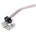 Johnson Electric UA Series Stepper Motor 24V, 50mNm Holding Torque, 18° Step Angle, 1.5 mm Shaft 53154
