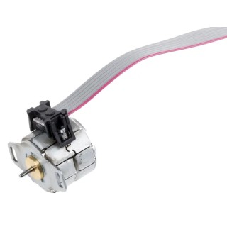 Johnson Electric UA Series Stepper Motor 24V, 50mNm Holding Torque, 18° Step Angle, 1.5 mm Shaft 53154