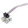 Johnson Electric UA Series Stepper Motor 24V, 50mNm Holding Torque, 18° Step Angle, 1.5 mm Shaft 53154