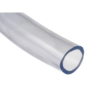 RS PRO Clear Non-Reinforced Polyvinyl Chloride Hose Pipe 25 m Length, 4 Bar Pressure, 25 mm Inside Diameter 31 mm 381-5417