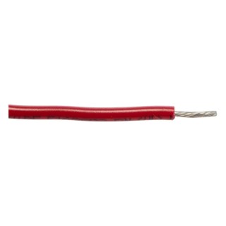 Alpha Wire Hook Up Wire PVC Series Red 0.75 mm² Cross Section, 18 AWG, 16x0.25 mm Strands, 30 m Length, Tinned 3075 RD005