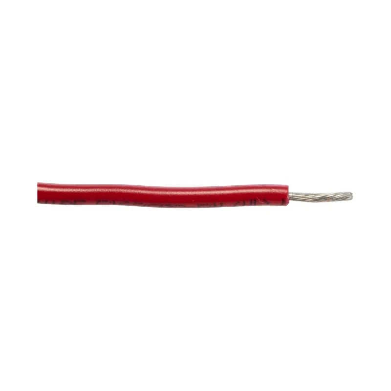 Alpha Wire Hook Up Wire PVC Series Red 0.75 mm² Cross Section, 18 AWG, 16x0.25 mm Strands, 30 m Length, Tinned 3075 RD005