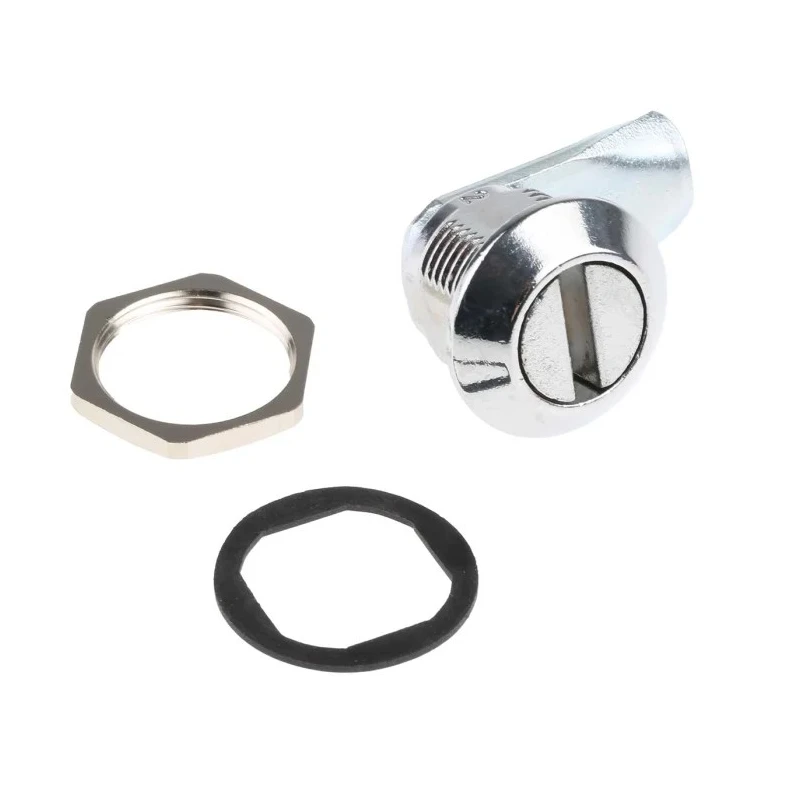 Euro-Locks a Lowe & Fletcher group Company Black Plastic and Die Cast Zinc Camlock Keyed with Slotted Head Unlock F286-01-2