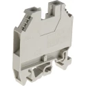 RS PRO Feed Through Terminal Block Grey, 6mm² Cable, 1-Level, Screw Termination, 41A Current, 1kV Voltage, ATEX 384-6972