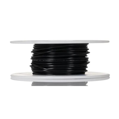 Alpha Wire Hookup Wire PVC Series Black 0.75 mm² 18 AWG 16/0.25 mm Core Strands 30 m Polyvinyl 3075 BK005