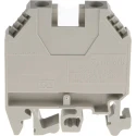 RS PRO Feed Through Terminal Block Grey, 6mm² Cable, 1-Level, Screw Termination, 41A Current, 1kV Voltage, ATEX 384-6972