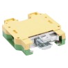 RS PRO 2-Way DIN Rail Earth Terminal Block, 35mm², 10AWG/2AWG Wire, Screw Termination, Nylon Housing, 800V, 125A 384-7048