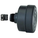 Werma Buzzer Wall 24V AC/DC, IP65 Dust-tight Polycarbonate Housing, 100 dB Sound Level, Pulse Tone, 8-Tone IP65