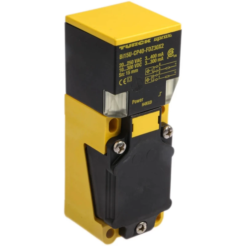 Turck Block Inductive Proximity Sensor M12 Thread, 2-Wire 250 V AC 300 V DC, 15 mm Detection Range BI15U-CP40-FDZ30X2