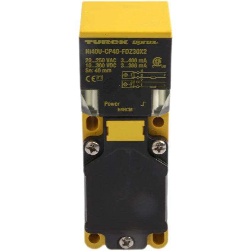 Turck Block Inductive Proximity Sensor M20 Thread Size 2-Wire 300V AC/DC 40 mm Detection Range NI40U-CP40-FDZ30X2