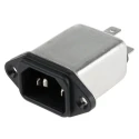 RS PRO 250V AC 3A Panel Mount IEC Filter Male with Faston Termination 386-4172