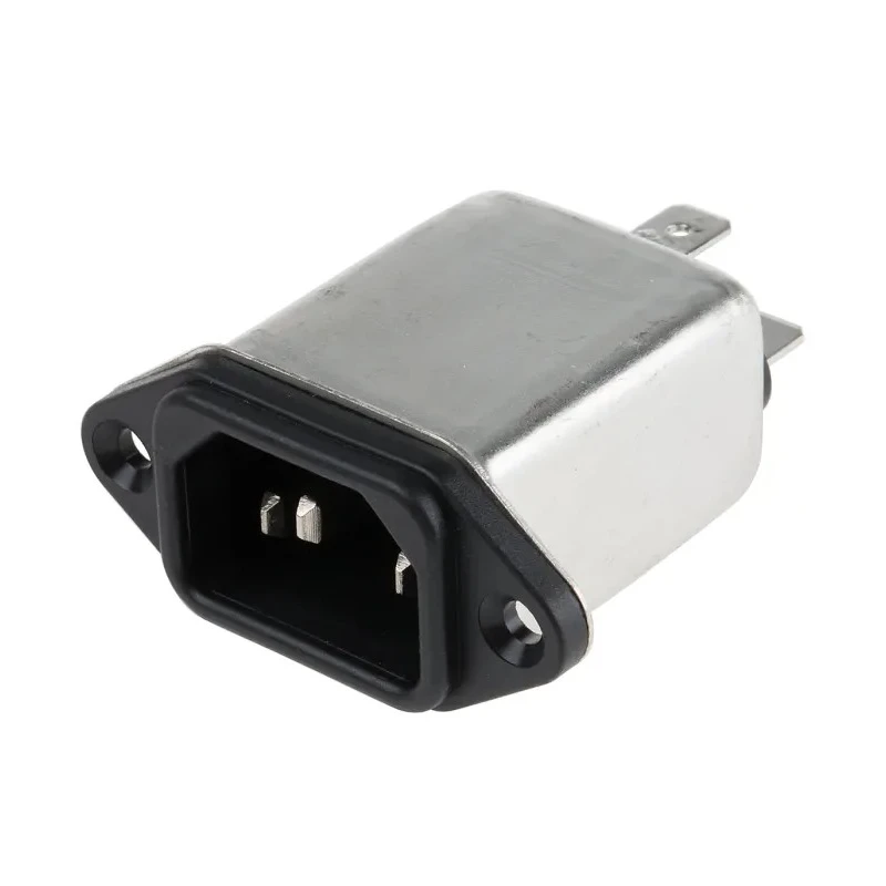 RS PRO 250V AC 3A Panel Mount IEC Filter Male with Faston Termination 386-4172