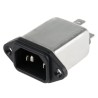 RS PRO 250V AC 3A Panel Mount IEC Filter Male with Faston Termination 386-4172