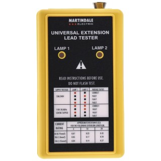 Martindale Dual Voltage Manual Extension Lead PAT Tester 110V-240V LTDV
