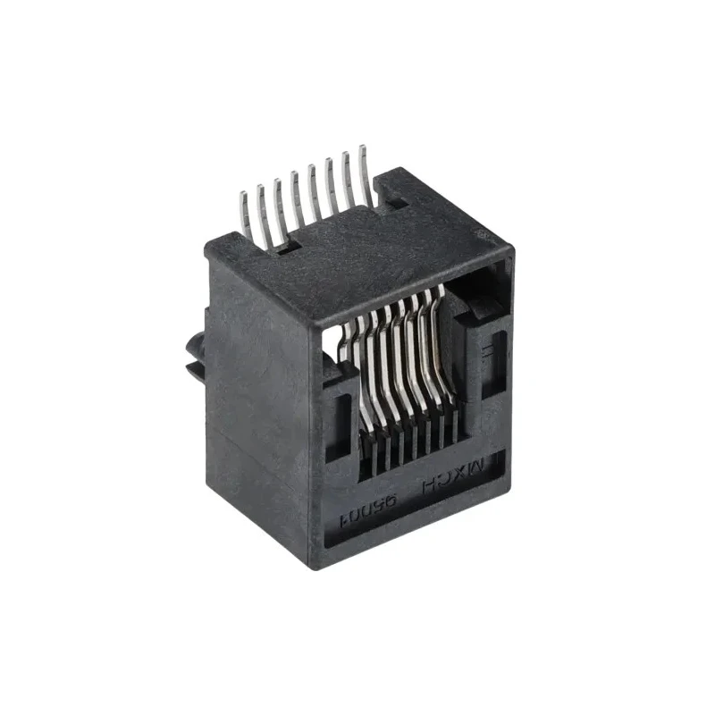 Molex RJ45 Connector Female Surface Mount Cat3 Unshielded Right Angle 1 Port 8 Way 