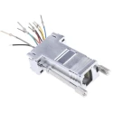 RS PRO 9-Way D-Sub to RJ45 Female Shielded Adapter 49.5mm Length RJ45