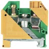 RS PRO 2-Way DIN Rail Earth Terminal Block, 16mm² Cable CSA, 14 to 4 AWG Wire, Screw Termination, Nylon Housing 384-7032