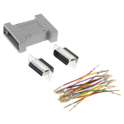 RS PRO D-Sub Adapter 15-Way Male to Female Straight Connector 33.3mm Length 382-2768