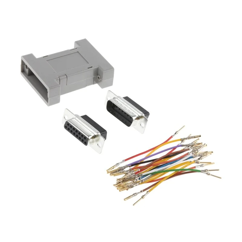 RS PRO D-Sub Adapter 15-Way Male to Female Straight Connector 33.3mm Length 382-2768