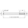 Vega Stainless Steel Electrode Accessory for Vegetation Level Switch CON 66 ST ST ROD