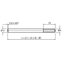 Vega Stainless Steel Electrode Accessory for Vegetation Level Switch CON 66 ST ST ROD