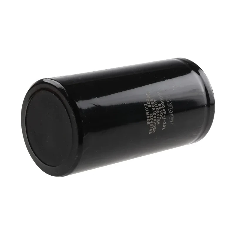 KEMET Aluminium Cylindrical Screw Terminal Capacitor 0.1 F 63V dc 34.8A Ripple Current 40000h Lifetime ALS30A104NP063