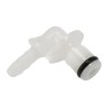 Colder Products Acetal Hose Connector 3.18 mm ID, Male 1/8 in Connection, 8.3 bar Maximum Pressure PMC2302
