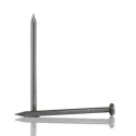 RS PRO Bright Steel Round Head Nail 50 mm Length x 2.65 mm Diameter Flat Round Head Steel 500 g Bag 384-9971